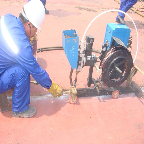 Traktor kimpalan tangki jahitan SAW untuk tangki gas