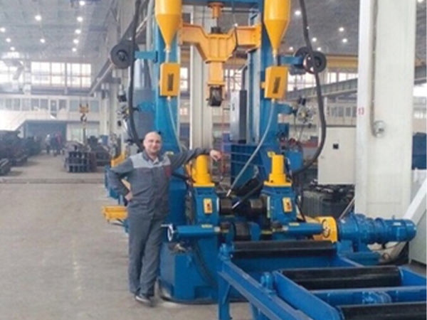 Stesen Kerja Gabungan H-Beam untuk Kimpalan dan Pelurus Pemasangan